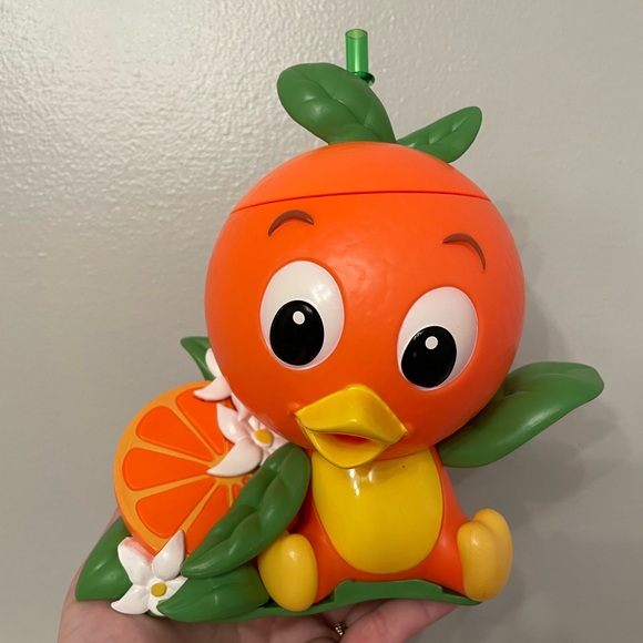 Other Disney World Epcot Orange Bird Sipper Cup With Straw Flower